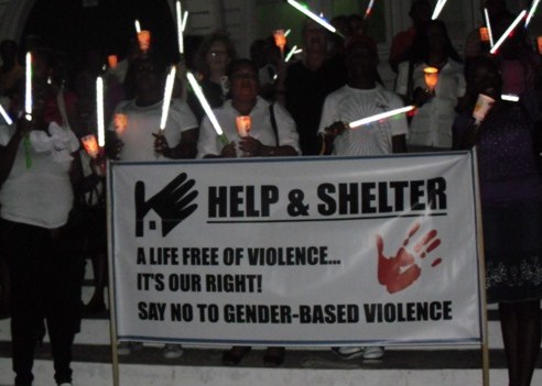 Help &amp; Shelter Candle Vigil against Domestic Violence - Guyana - 25 November 2011