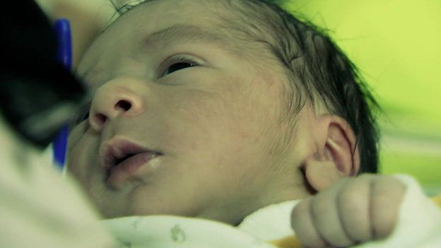 Baby Born in Syrian Refugee Camp in Jordan